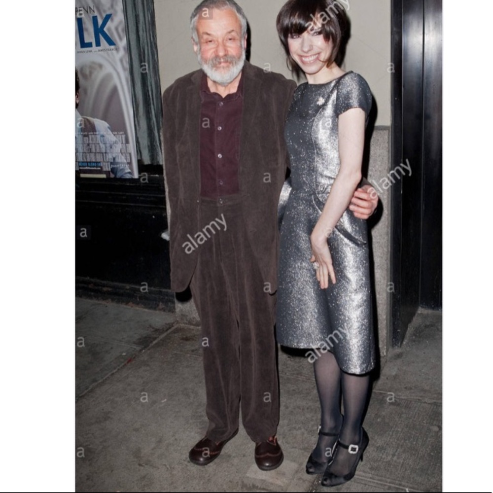 🍸ANGEL SANCHEZ🍸CRINKLED SILVER COCKTAIL DRESS🍸